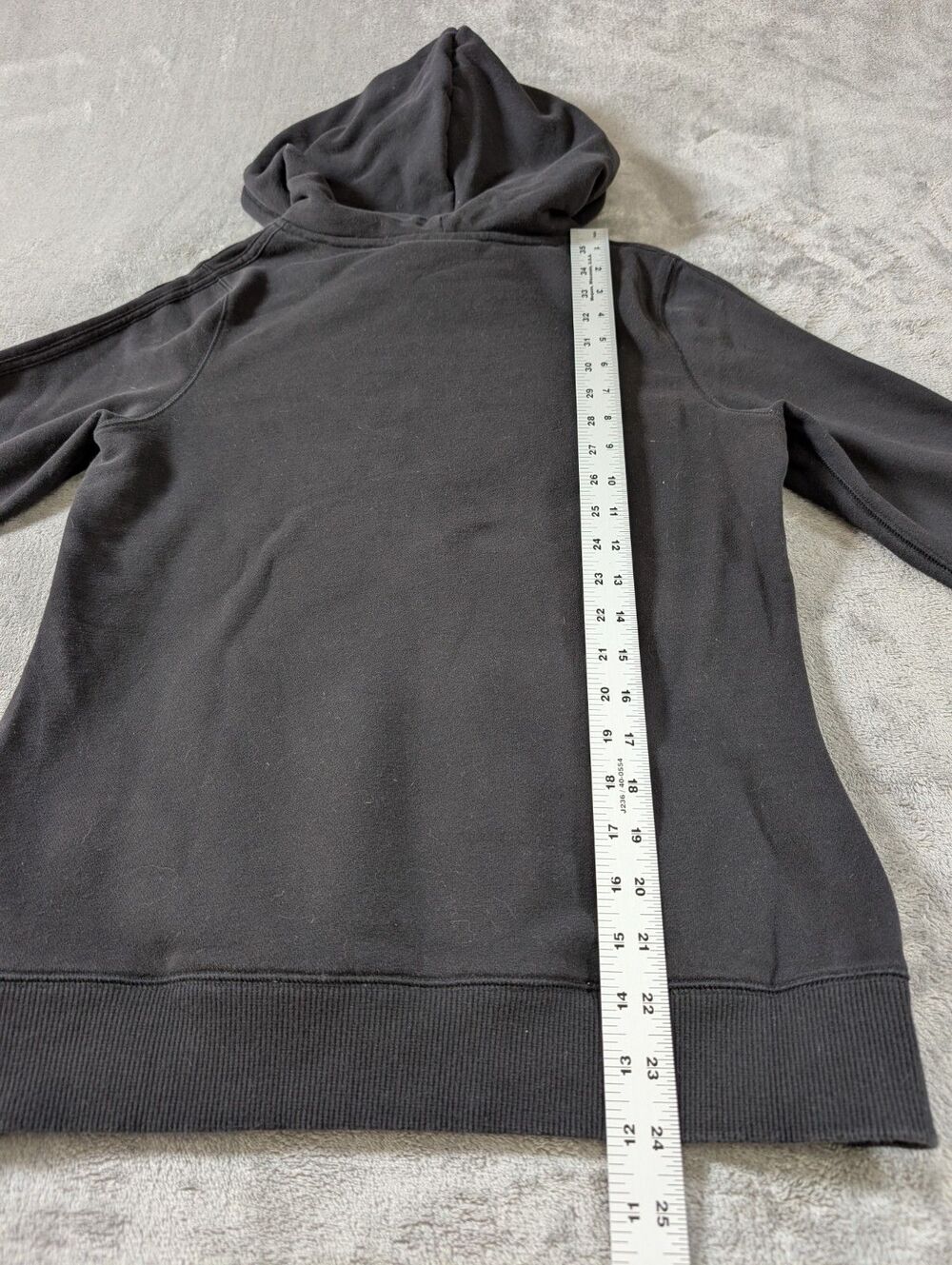 Adidas Hoodie Womens M Black Pullover Sweatshirt Gold Logo - Picture 10 of 10